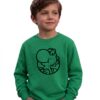 Moletom Verde Flanelado Algodão Verde Infantil Yoshi Super Mario mlc