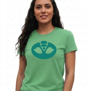 10 Camiseta Verde Pj Masks Adulto ( Baby Look ) mlc