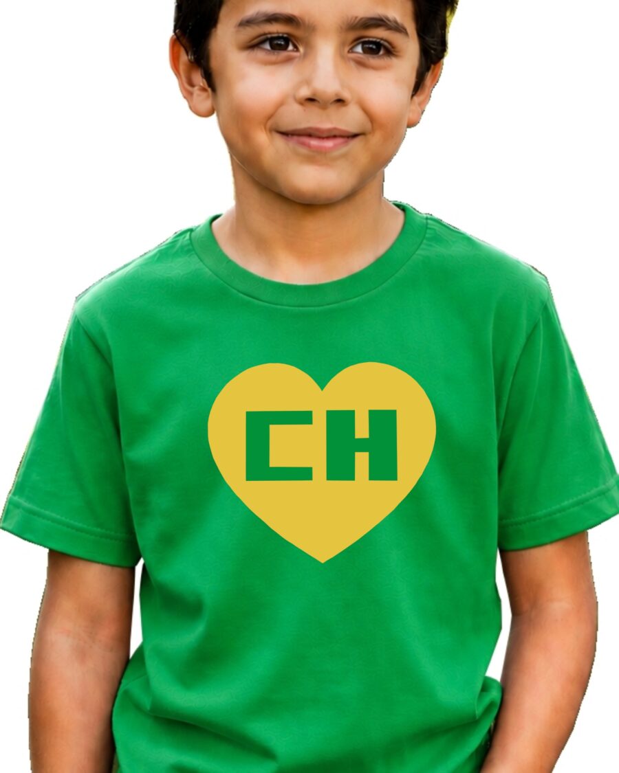 Camiseta Chapolin Colorado Infantil ( Verde )