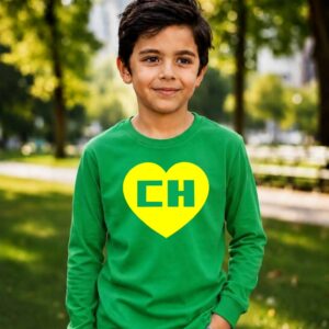 10_chapolin Camiseta Chapolin Colorado Infantil Manga Longa ( Verde )