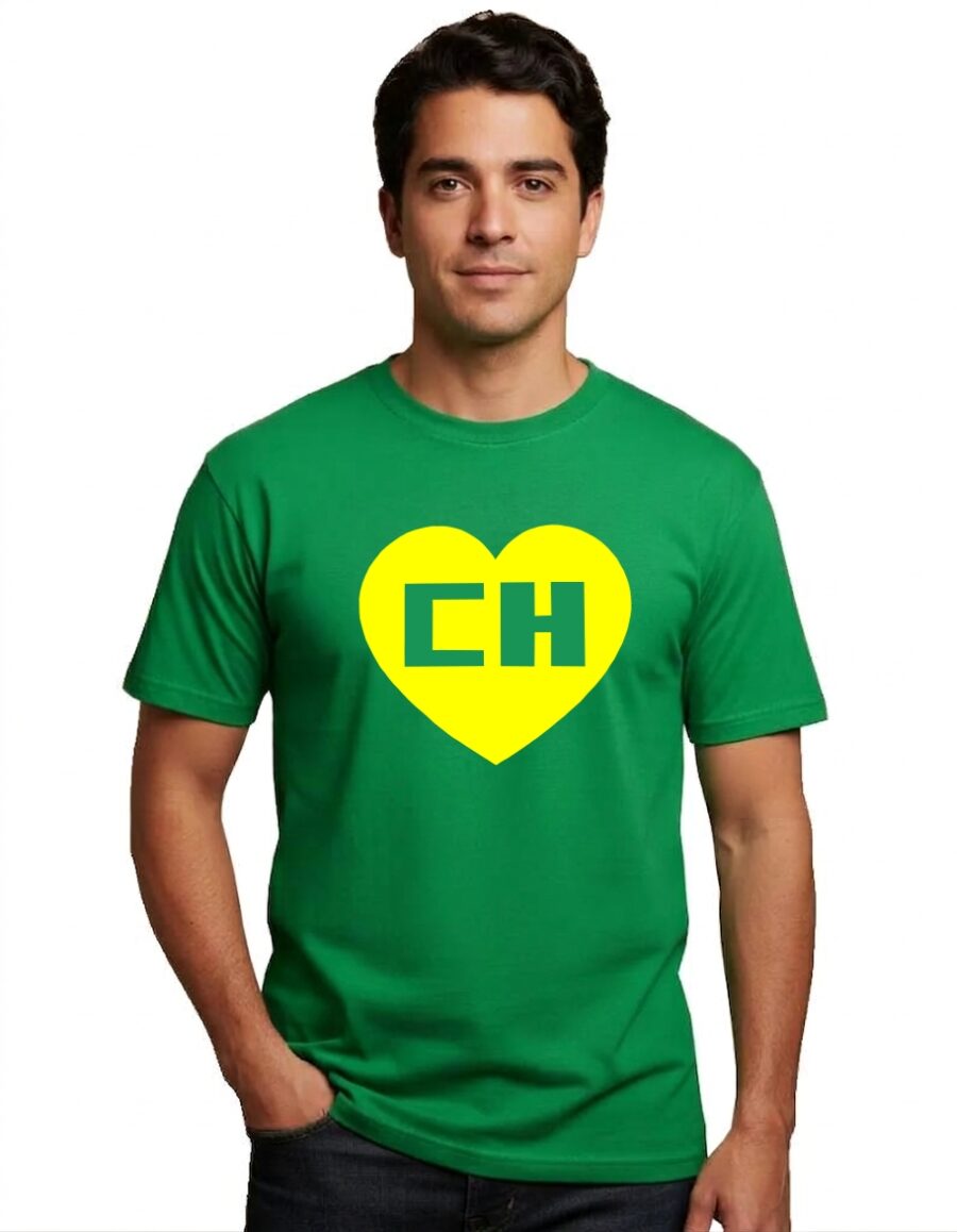 Camiseta Chapolin Colorado Adulto Unissex ( Verde )