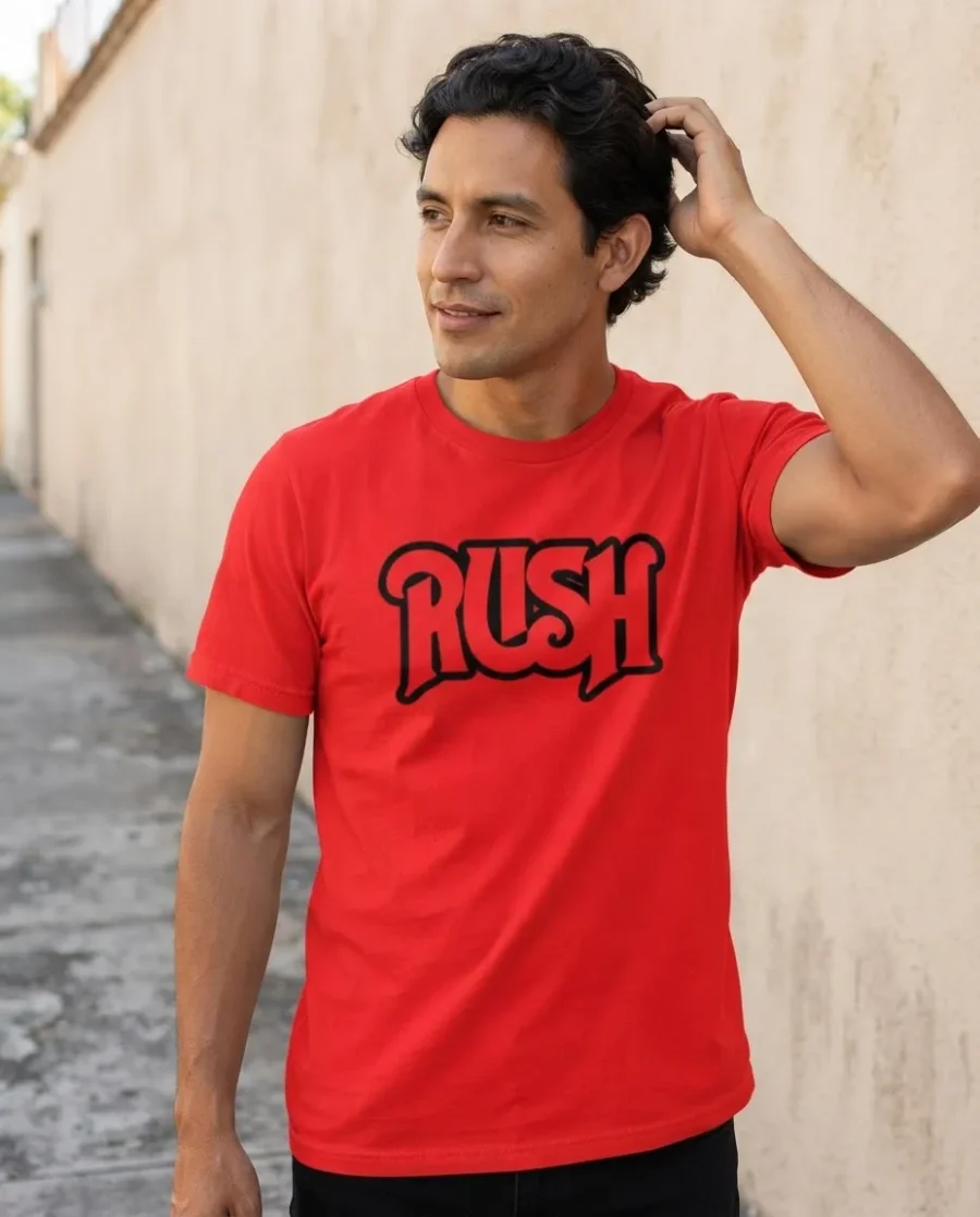 11 Camiseta Vermelha Banda Rush ( Adulto Tradicional ) mlca