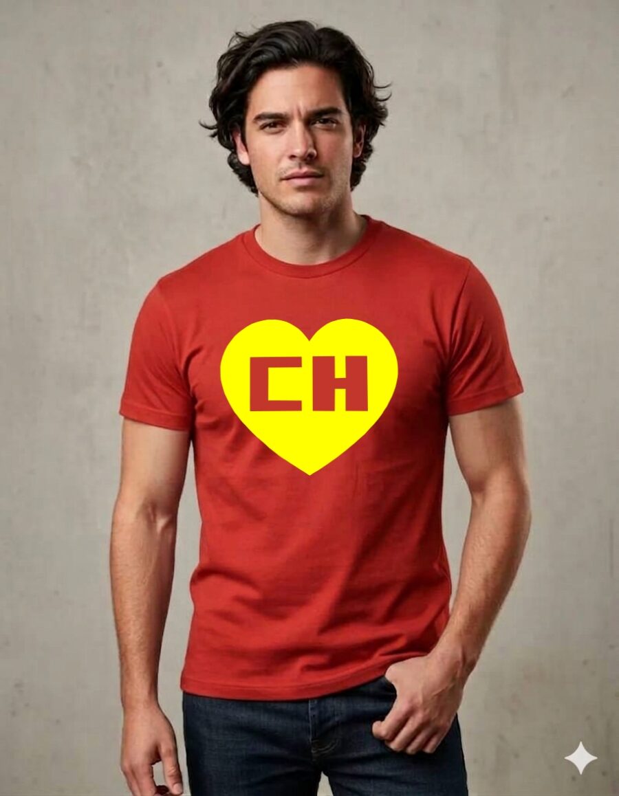 11-3 Camiseta Chapolin Colorado Adulto Unissex ( Roxa )