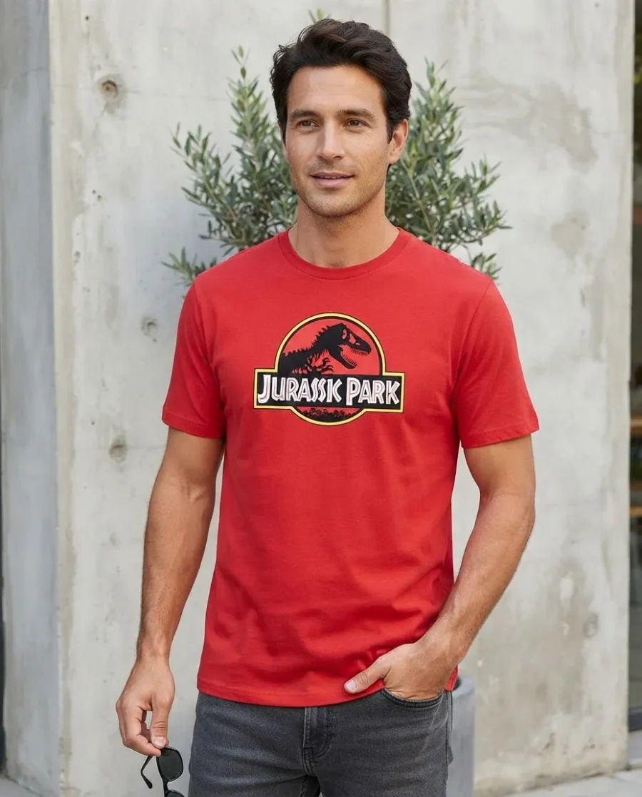 Camiseta Jurassic Park Cores Adulto Unissex T-shirt