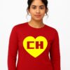 Camiseta Chapolin Colorado Baby Look Manga Longa ( Rosa )