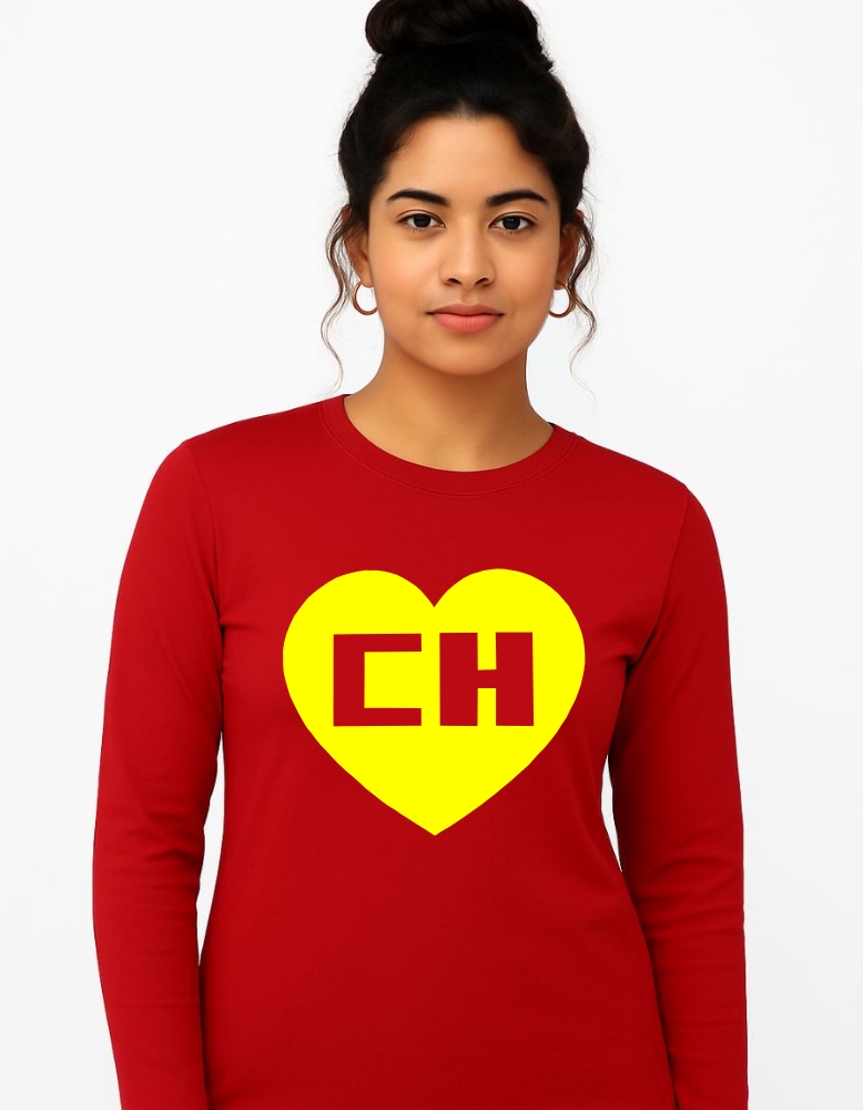 Camiseta Chapolin Colorado Baby Look Manga Longa ( Rosa )