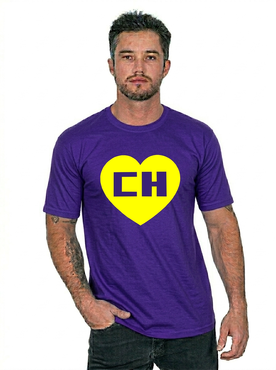 12 Camiseta Chapolin Colorado Adulto Unissex ( Roxa )