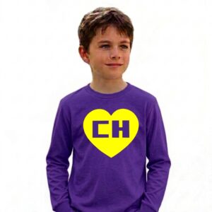 12_chapolin Camiseta Chapolin Colorado Infantil Manga Longa ( Roxa )
