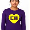 Camiseta Chapolin Colorado Baby Look Manga Longa ( Roxa )