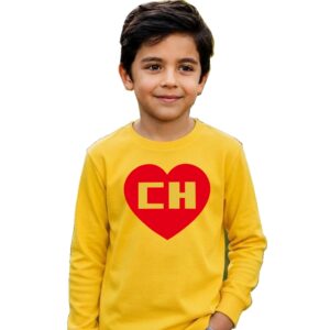 1_chapolin Camiseta Chapolin Colorado Infantil Manga Longa ( Amarela )