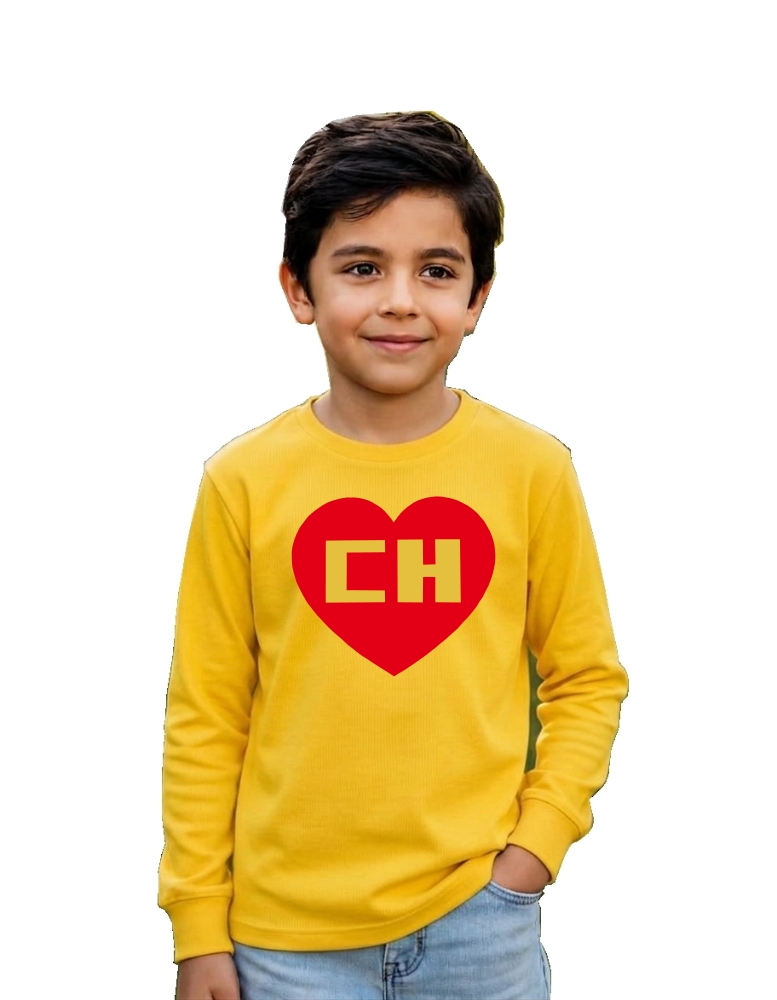 Camiseta Chapolin Colorado Infantil Manga Longa ( Amarela )