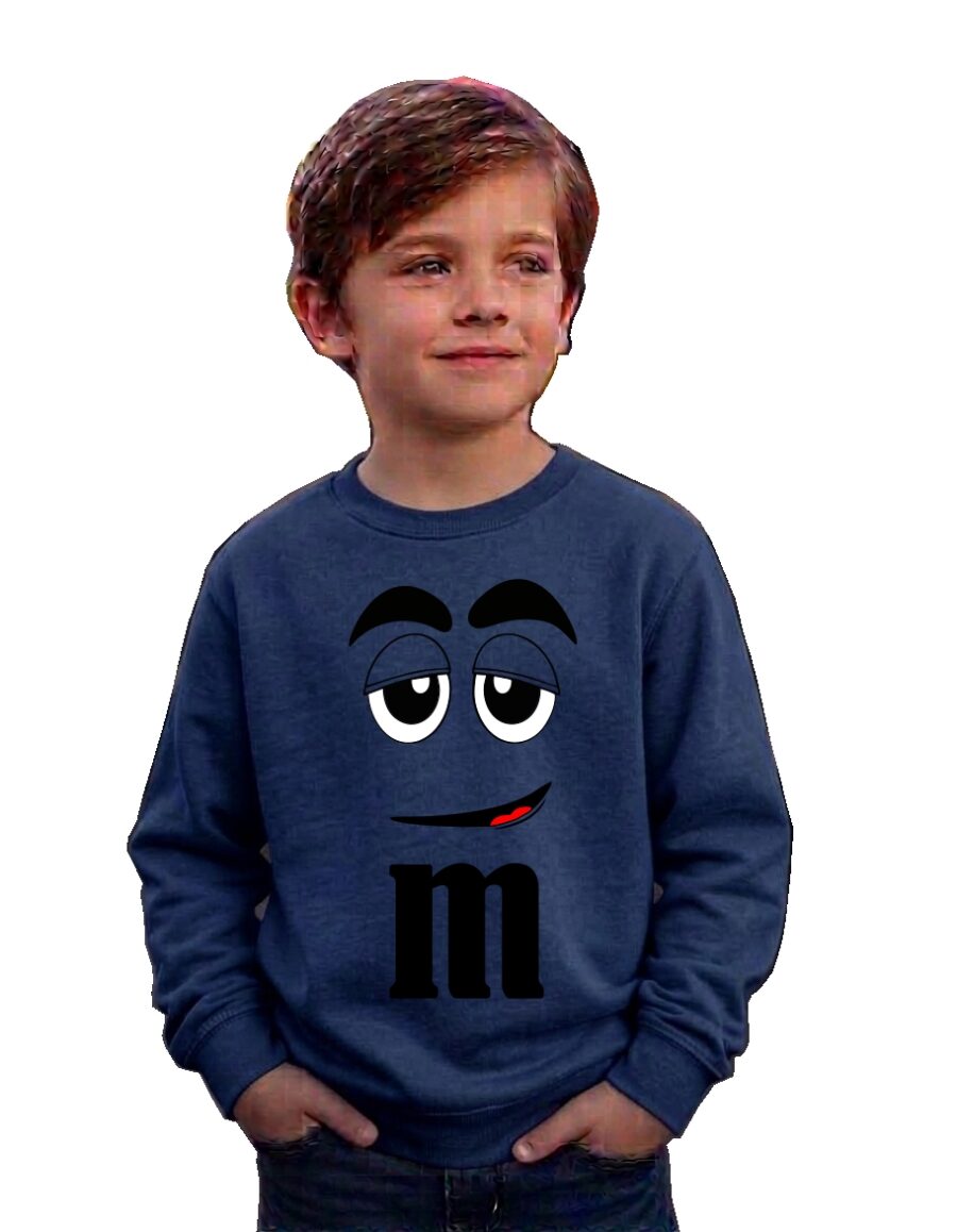 Moletom Azul Infantil Verde Mms 5 Silk Screen Manual Algodão Fla mlr