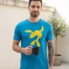 Camiseta Azul Foca Luccas Neto (adulto) mlca