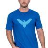 Camiseta Azul Asa Noturna, Dick Grayson ( Adulto Tradicional ) mlca