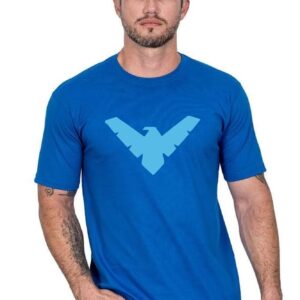 2 Camiseta Azul Asa Noturna, Dick Grayson ( Adulto Tradicional ) mlca