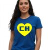 Camiseta Azul Chapolin Colorado Seriado ( Baby Look ) mlca
