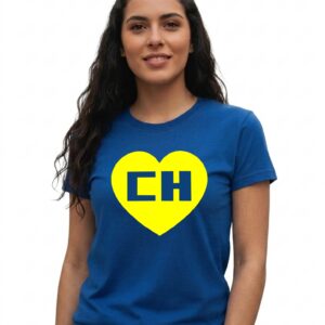 2 Camiseta Azul Chapolin Colorado Seriado ( Baby Look ) mlca
