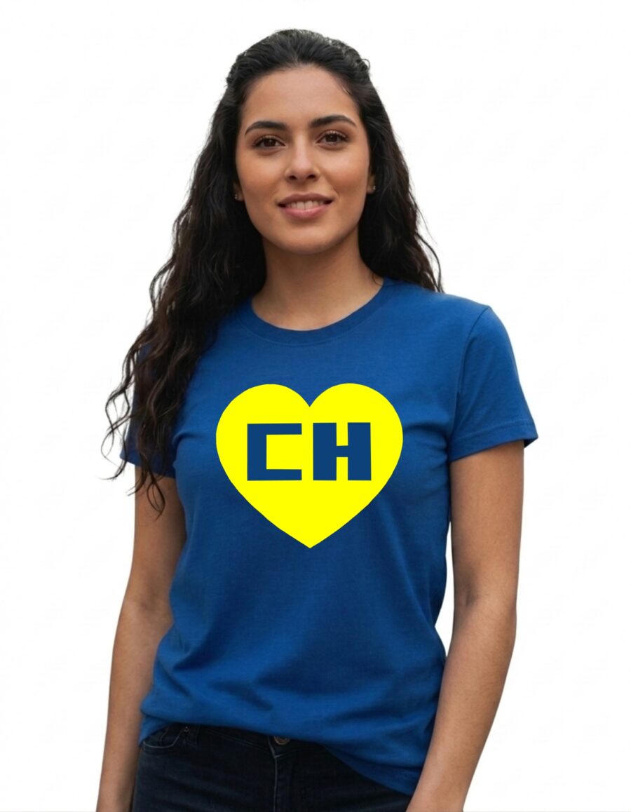 Camiseta Chapolin Colorado Baby Look ( Azul )