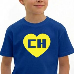 2 Camiseta Chapolin Colorado Infantil ( Azul )