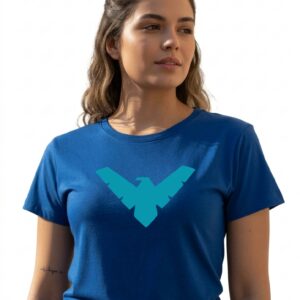 2 Camiseta Azul Baby Look Preta Malha Pv Asa Noturna mlr