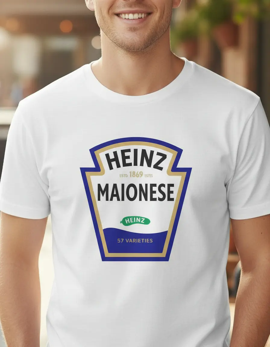 Camiseta Maionese Heinz Adulto Unissex