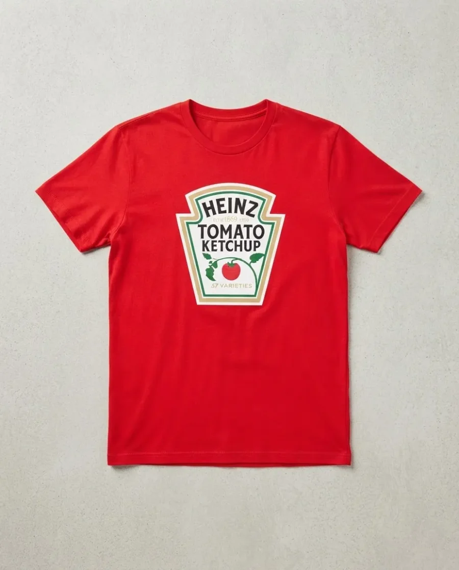 Camiseta Ketchup  Heinz Feminina ( Baby Look ) Premium