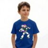 Camiseta Buzz Lightyear Toy Story Infantil ( Azul )