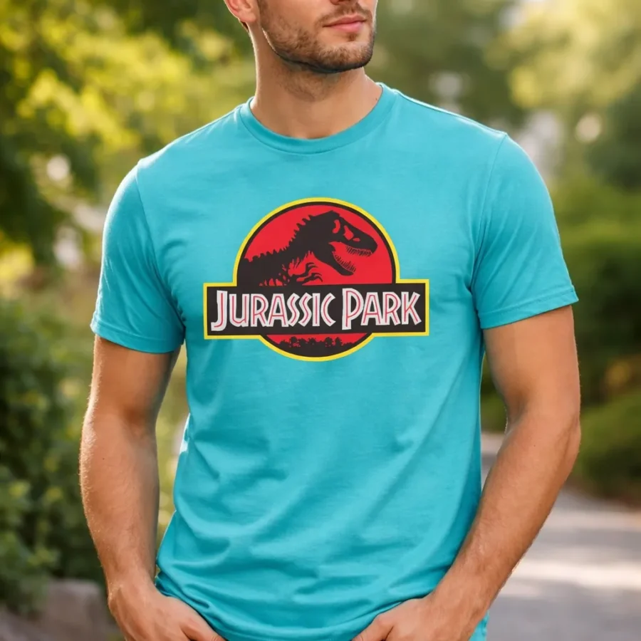 Camiseta Jurassic Park Cores Adulto Unissex T-shirt