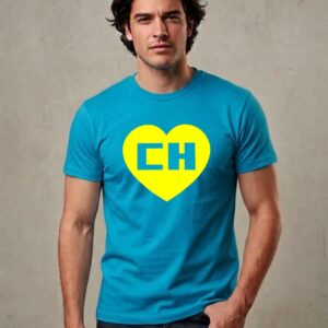 Camiseta Chapolin Colorado Adulto Unissex ( Azul Turquesa )
