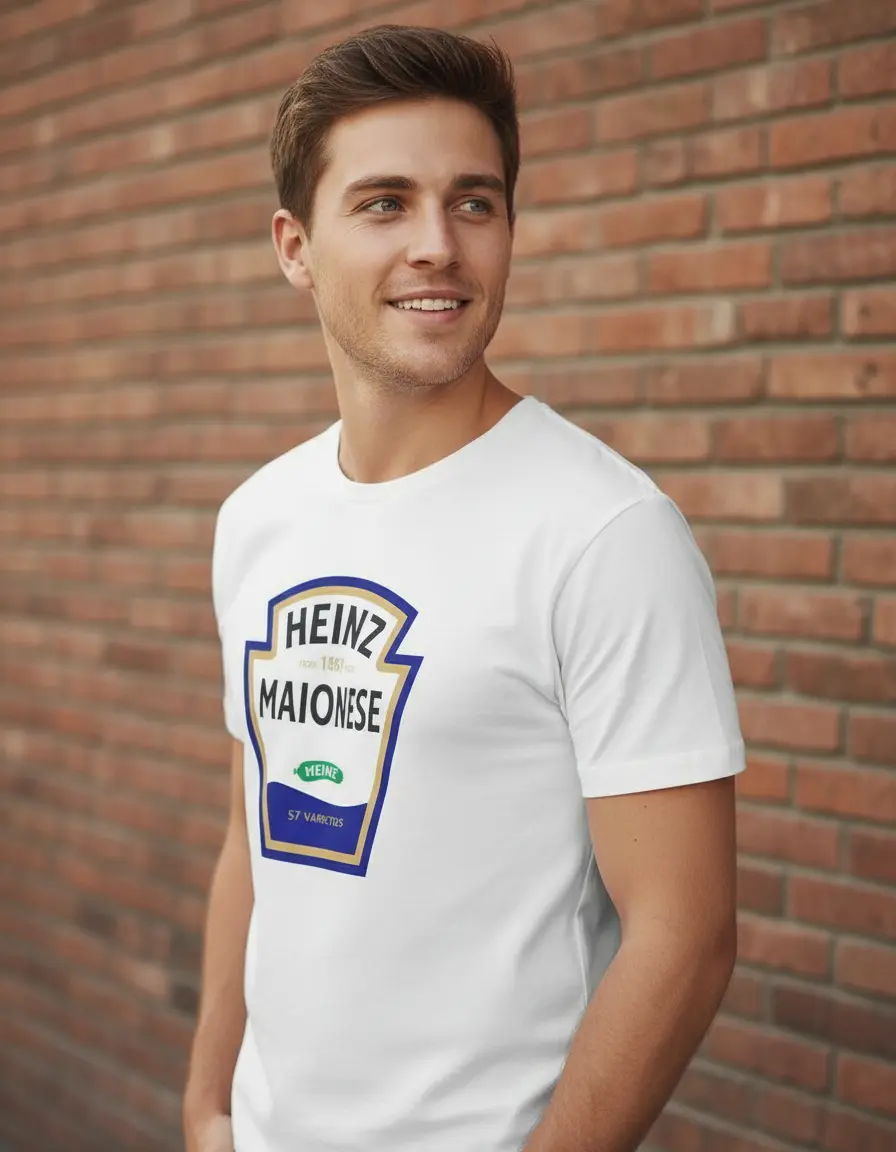 Camiseta Maionese Heinz Adulto Unissex