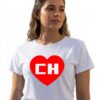 Camiseta Chapolin Colorado Baby Look ( Branca )