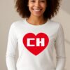 Camiseta Chapolin Colorado Baby Look Manga Longa ( Branca )