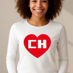 4_chapolin Camiseta Chapolin Colorado Baby Look Manga Longa ( Branca )