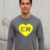 Camiseta Manga Longa Adulto Unissex Chapolin Colorado ( Cinza )