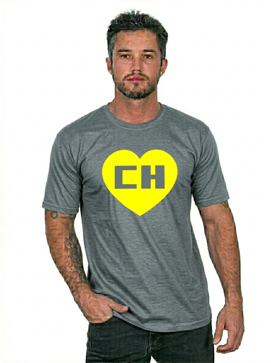 5 Camiseta Chapolin Colorado Adulto Unissex ( Cinza )
