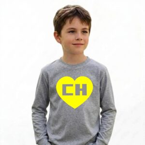 5_chapolin Camiseta Chapolin Colorado Infantil Manga Longa ( Cinza )