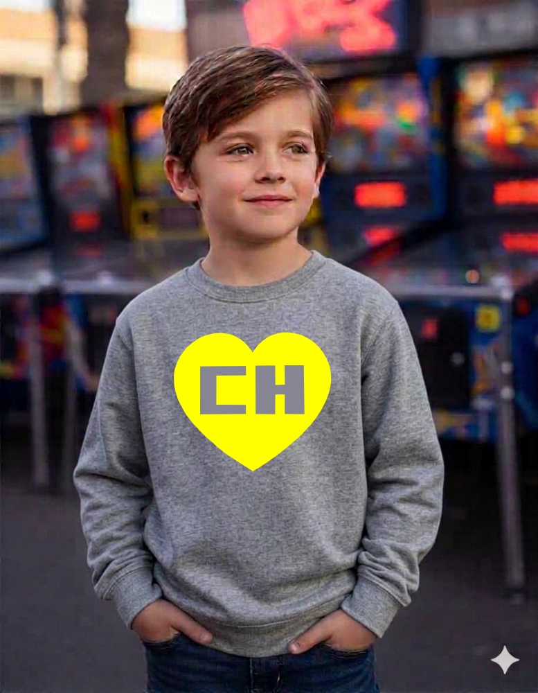 Moletom Chapolin Colorado Infantil ( Cinza )