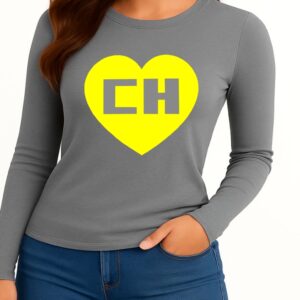 5_chapolin Camiseta Chapolin Colorado Baby Look Manga Longa ( Cinza )