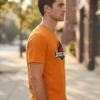 Camiseta Jurassic Park Laranja Adulto T-shirt