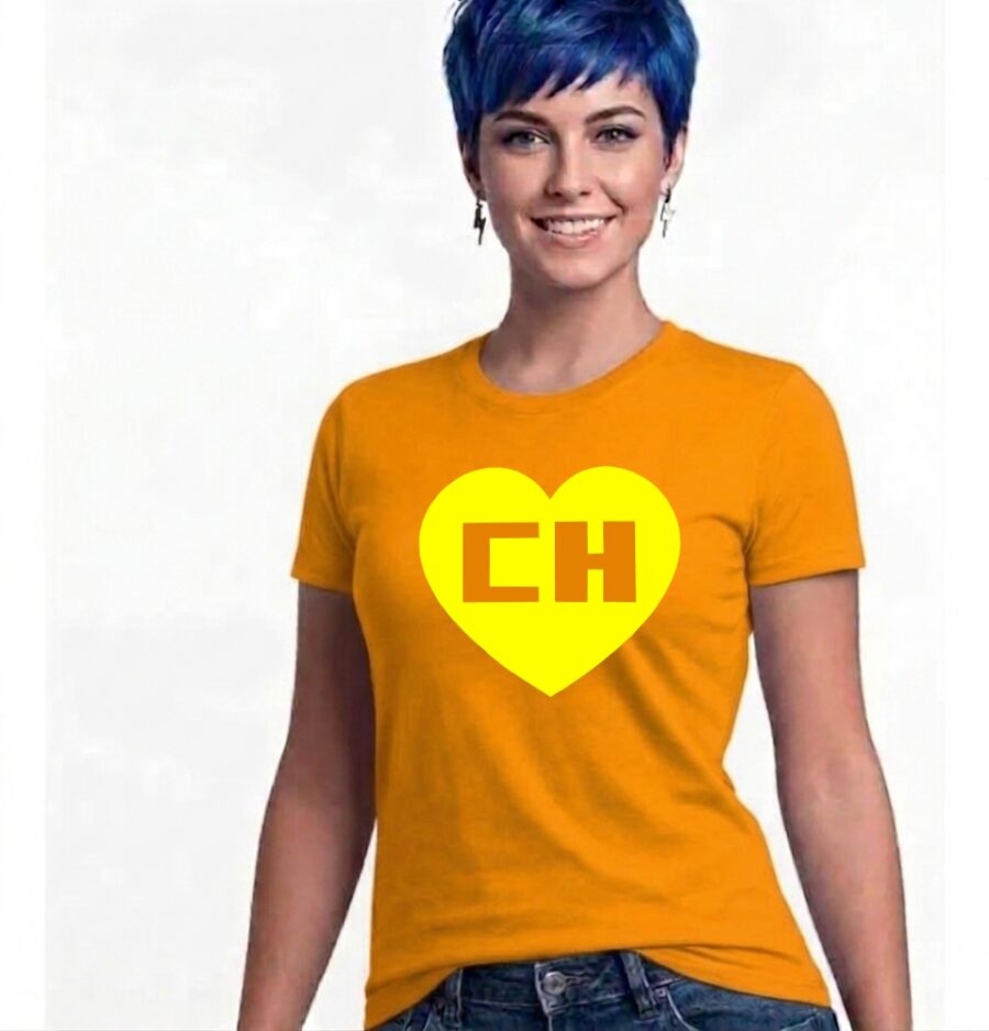 Camiseta Chapolin Colorado Baby Look ( Laranja )
