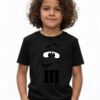 Camiseta Preta Ss Infantil M&m Mod 2 mlc