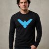 Camiseta Asa Noturna Adulto Manga Longa Premium