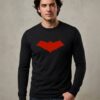 Camiseta Manga Longa Adulto Unissex Robin Capuz Vermelho mlc