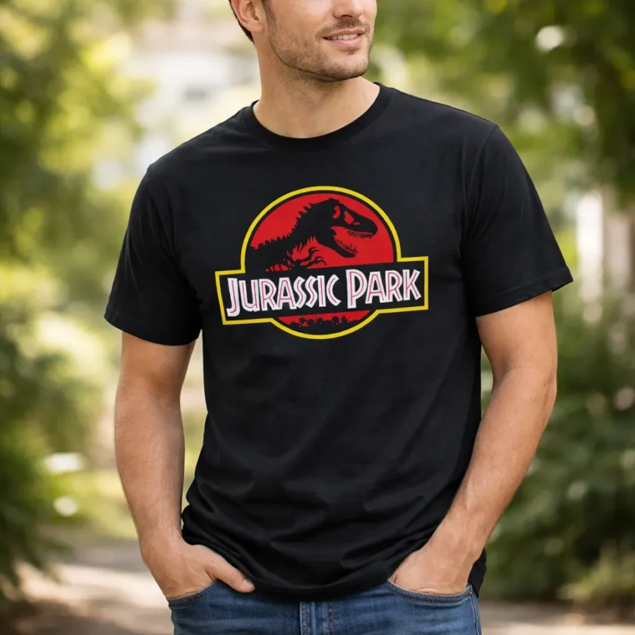 Camiseta Jurassic Park Cores Adulto Unissex T-shirt