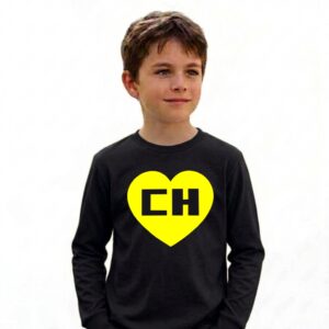 8_chapolin Camiseta Chapolin Colorado Infantil Manga Longa ( Preta )