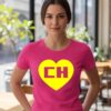 Camiseta Chapolin Colorado Baby Look ( Rosa )