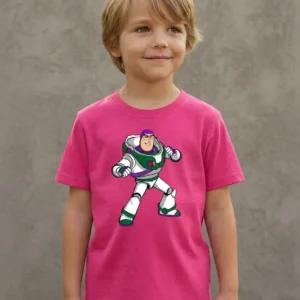 9 Camiseta Rosa Buzz Lightyear Infantil mlca