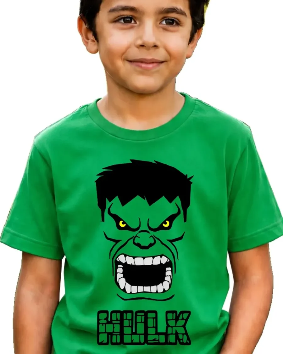 Camiseta Hulk DC Comics infantil ( Verde )