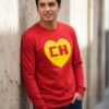 Camiseta Manga Longa Adulto Unissex Chapolin Colorado ( Marrom )