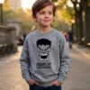 Blusa Moletom Hulk Marvel Infantil Cinza